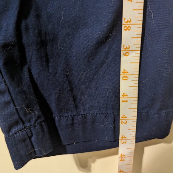 Draper James Pull On Navy Blue 100% Cotton Pants - Picture 8 of 8